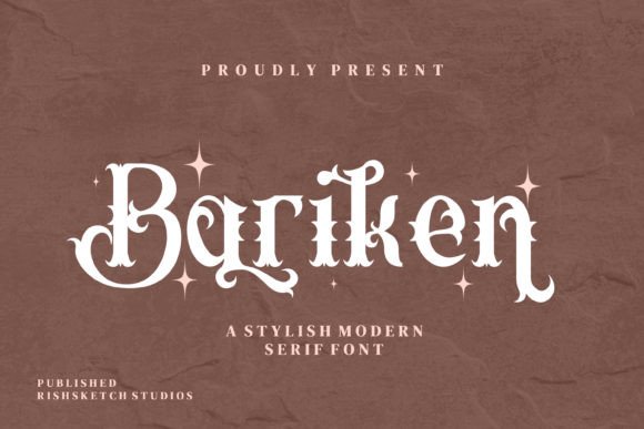 Bariken: A Serif Font for Timeless Elegance