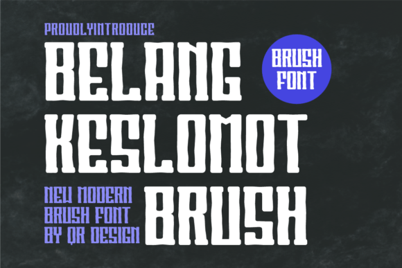 Belang Keslomot Brush: Bold Character for Your Brand