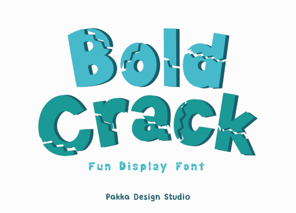 Bold Crack: The Typeface That Commands Attention