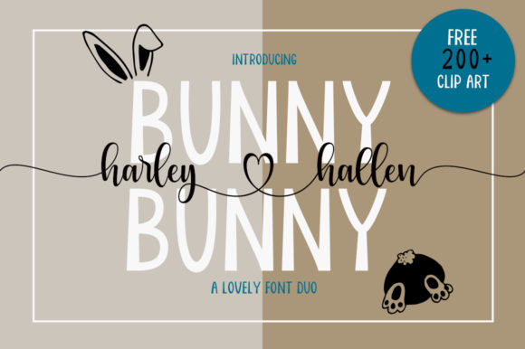 Bunny Harleyhellen: A Delicate Duo for Elegant Design