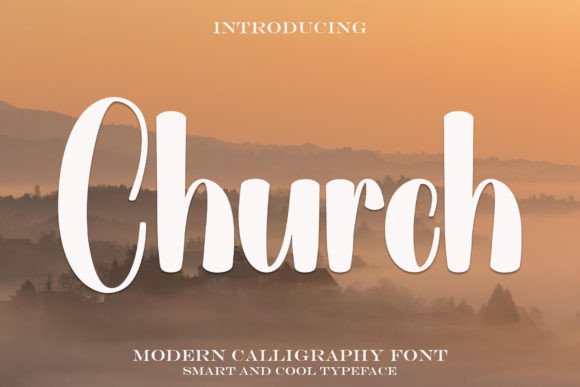 Church: An Elegant Handwritten Font for Timeless Designs