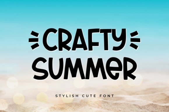 Crafty Summer: A Playful Typeface for Vibrant Branding