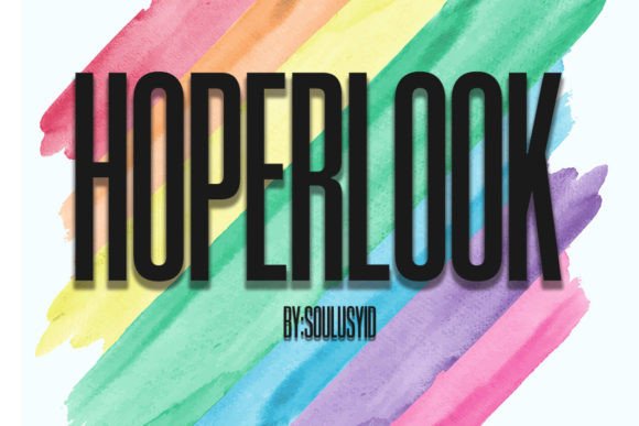 Hoperlook: A Typeface for Bold, Unforgettable Headlines