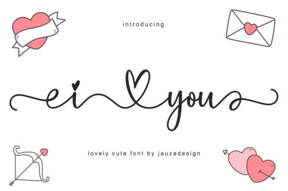 I Love You: Crafting Designs with a Handwritten Heart