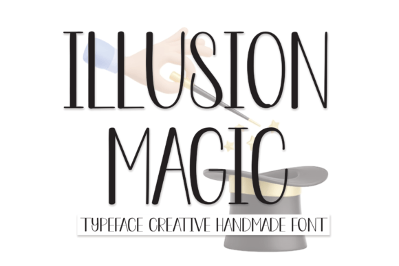 Illusion Magic: A Sweet Handwritten Font for Creative Projects