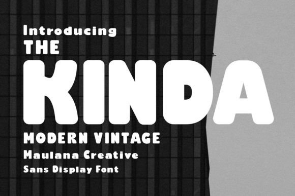 Kinda: The Bold Sans Serif for Modern Design