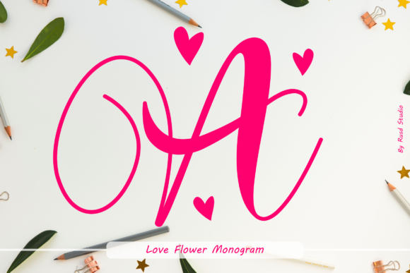 Love Flower Monogram: A Designer's Guide to This Elegant Typeface