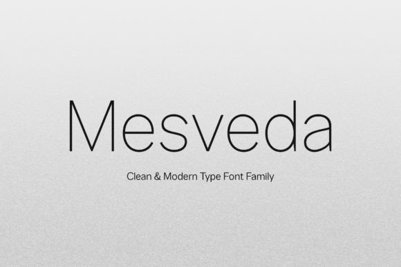 Mesveda Sans: A Modern Typeface for Clear Communication