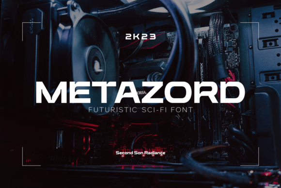 Metazord: The Futuristic Display Font for Bold Projects