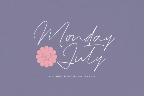 Monday July: A Modern Script for Elegant Branding