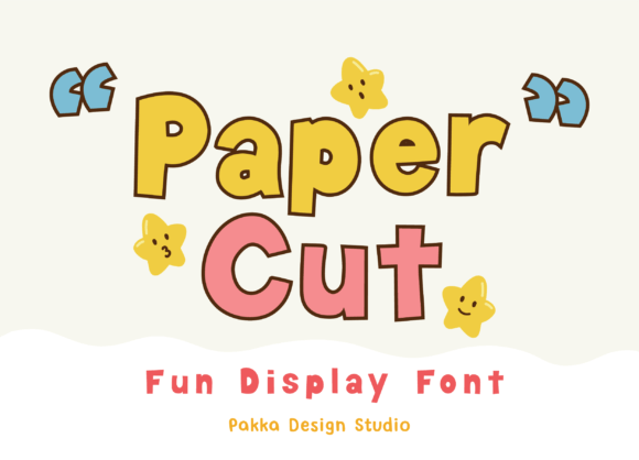 Paper Cut: The Display Font That Brings Crafting to Life