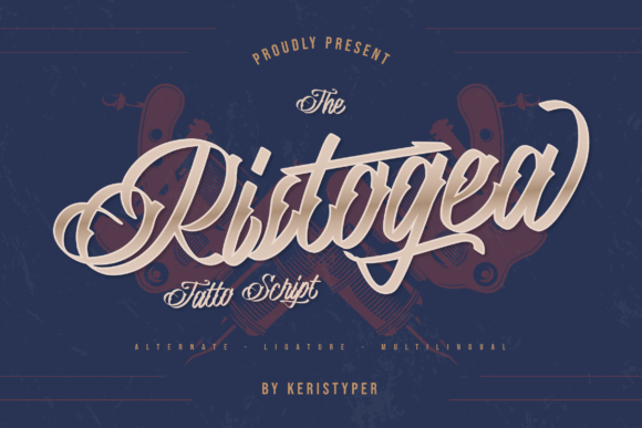 Ristogea: Swirl Script for Bold Branding