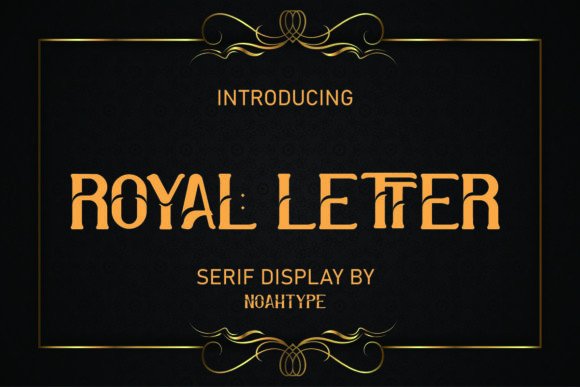 Royal Letter: An Elegant Serif Display Font for Modern Designers