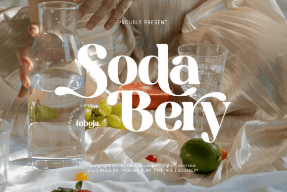 Sodabery: A Serif Typeface for Timeless Vintage Design