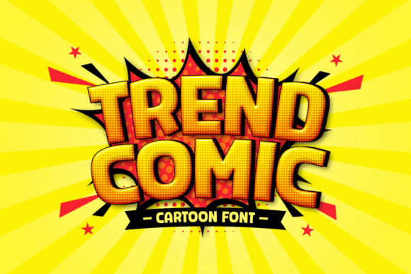 Trend Comic: The Thick, Catchy Font for Bold Designs